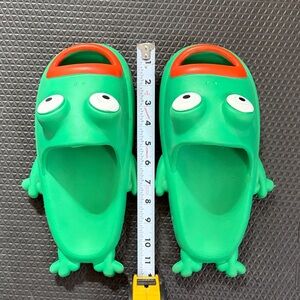 Green Frog slip on Shoes